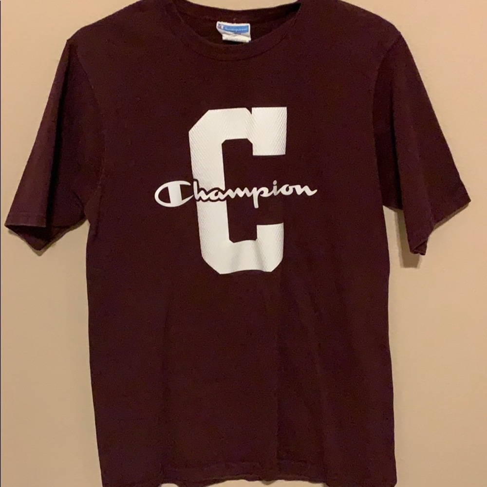 Champion Maroon Tee